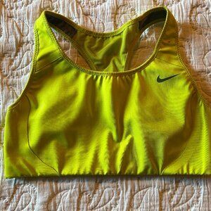 Nike Sports Bra S Yellow
